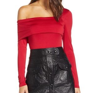 Madison & Berkeley One-Shoulder Bodysuit